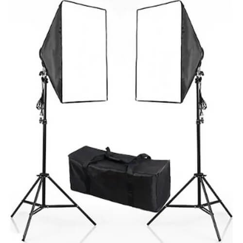 Fototek 50 x 70 cm Softbox 2'li Sürekli Işık